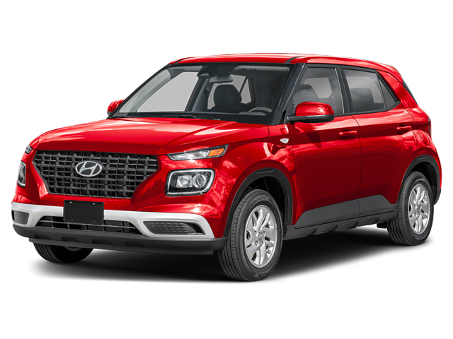 2026 Hyundai Venue compact SUV in red